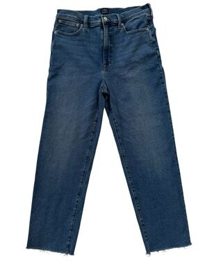 J. Crew Straight high rise Leg Dark Denim Jeans Size 30